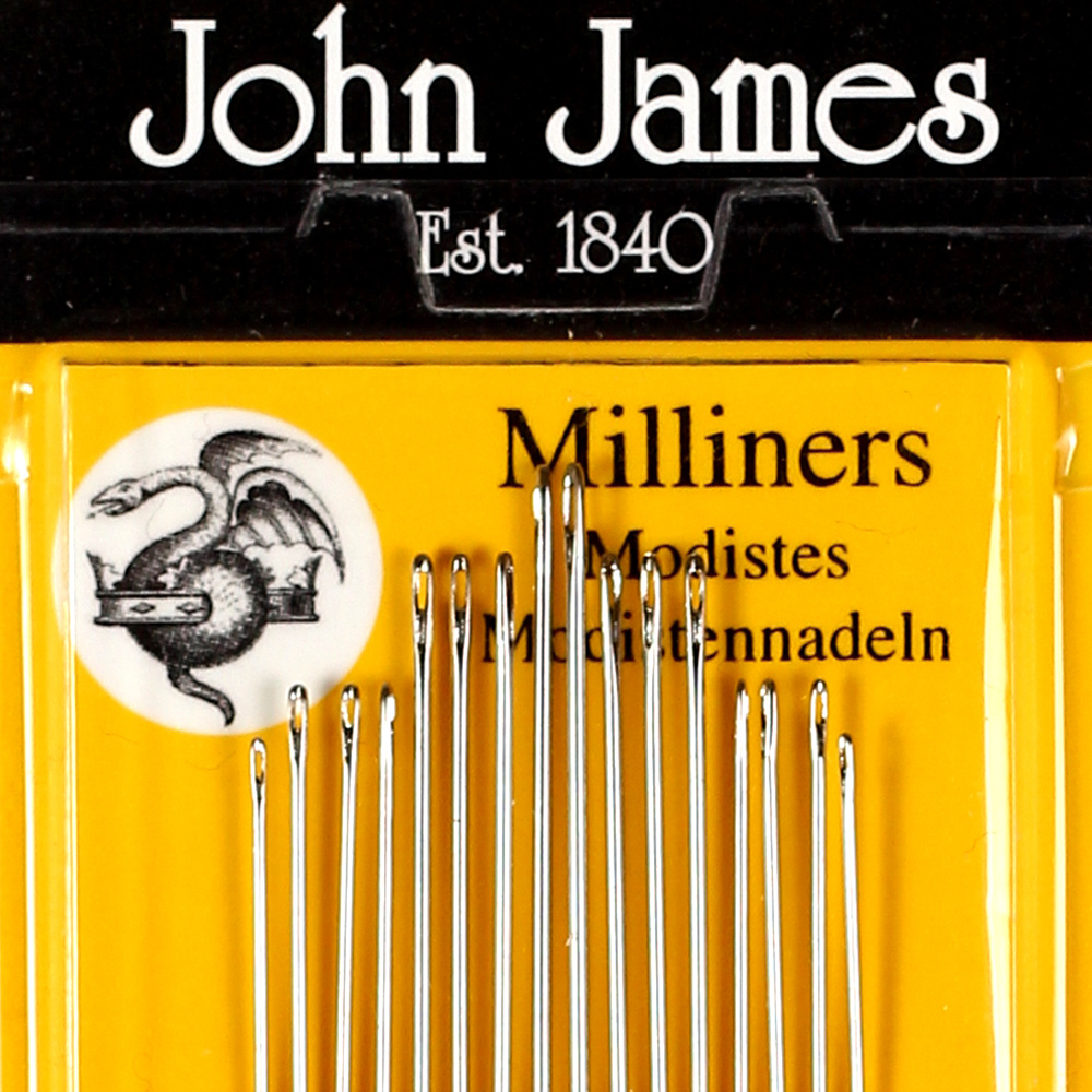 No 9 John James Milliner Needles - Judith M Millinery Supply House