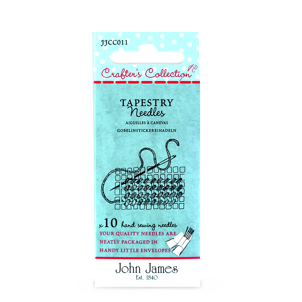 Cross Stitch Needles - John James Tapestry Needles Gold Plated Size 26