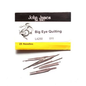 Big Eye Quilting Needles - 25 needles per pack