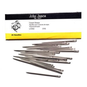 Carpet Sharps Needles - 25 needles per pack