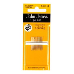 Big Eye Quilting Needles - Blister pack