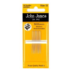 Milliners Needles - Blister Pack