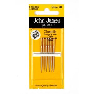 Chenille Sewing Needles - Blister Pack
