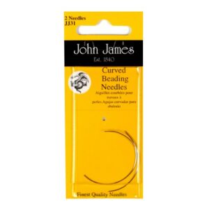 Curved Beading Needles - twin pack