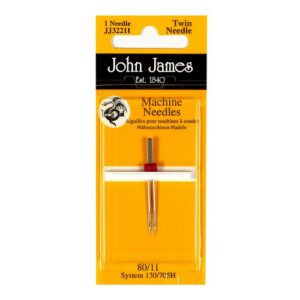 Twin Pointed Sewing Machine Needles 4mm 14 (90)